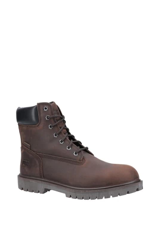 Image of Timberland Pro Mens Iconic Safety Toe Work Boots UK Size 6.5 (EU 40) BROWN TIM098-BROWN-6.5