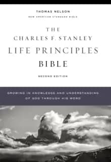Image of NASB, Charles F. Stanley Life Principles Bible, 2nd Edition, Hardcover, Comfort Print : Holy Bible, New American Standard Bible