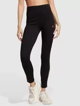 Image of adidas Sportswear Animal Print Leggings, Black/Animal, Size XS, Women