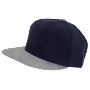 Image of Tom Franks Mens Snapback Baseball Cap (One Size) (Navy/Grey)