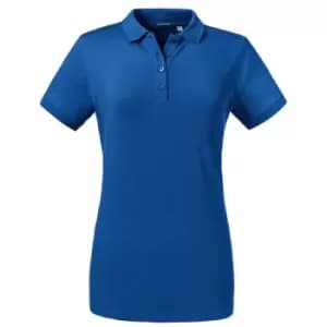 Image of Russell Womens/Ladies Tailored Stretch Polo (2XL) (Bright Royal)