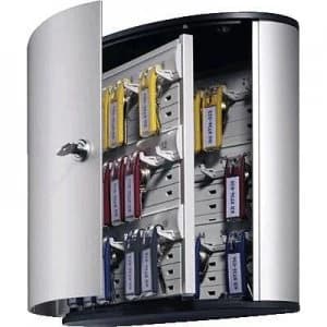 Image of Durable Key cabinet KEY BOX 36 - 1952 1952-23 No. of hooks 36 Silver (metallic)