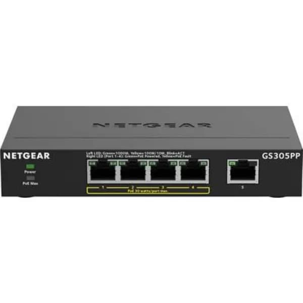 Image of Netgear Netgear GS305PP-100PES Network switch GS305PP-100PES