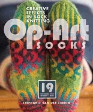 Image of op art socks creative effects in sock knitting