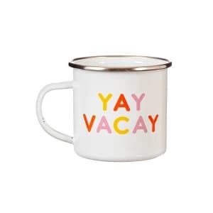 Image of Sass & Belle Yay Vacay Enamel Mug
