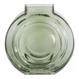 Image of Crossland Grove Florence Round Vase Green 200X75X205Mm Green