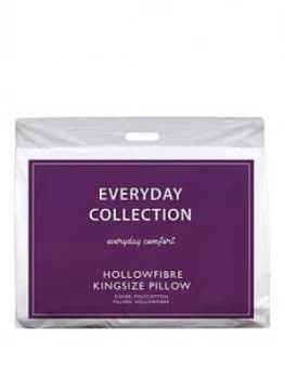 Image of Everyday Collection King Size Hollowfibre Pillow With Case