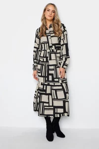 Image of Tall Tiered Shirt Dress