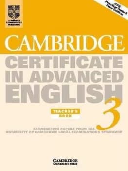 Image of Cambridge Certificate in Advanced English 3. Teachers Book by University of Cambridge Paperback