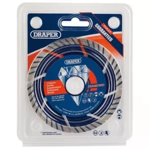 Image of Draper 115 x 22.2mm Segmented Diamond Blade