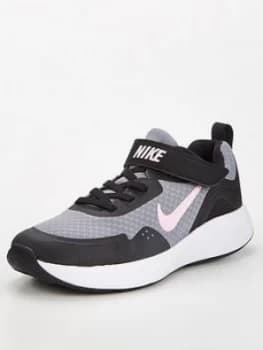 Image of Nike Wearallday Childrens Trainer - Grey/Multi, Grey/Multi, Size 11