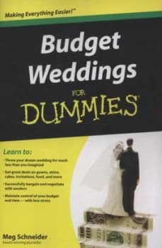 Image of Budget Weddings for Dummies by Meg Schneider Book