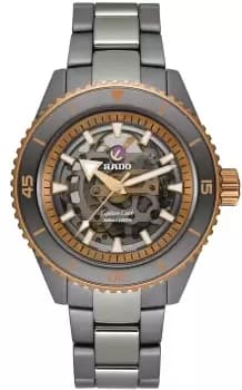 Image of Rado Watch Captain Cook High Tech Ceramic Skeleton Mens