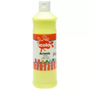 Image of Scola AM600/20 Artmix Ready-mix Paint 600ml - Lemon
