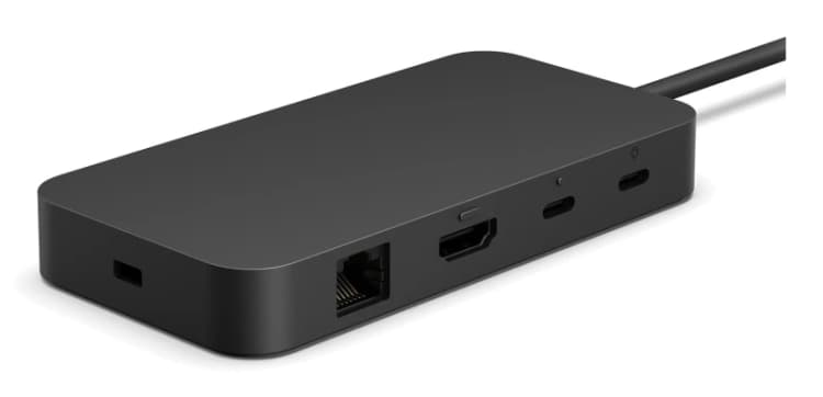 Image of Microsoft SURFACE DOCK 3 UK PLUG EP2-19890 Black