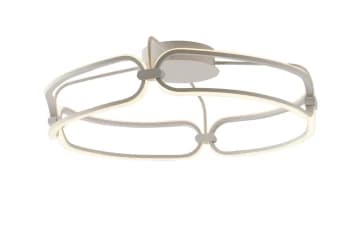 Image of Infinity Integrated LED Circular Flush Ceiling Pendant - 60Cm, White, 4000K