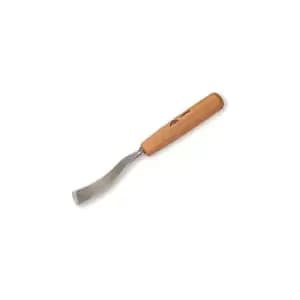 Image of 551208 Stubai 8mm No4 Sweep Long Bent Flat Wood Carving Gouge