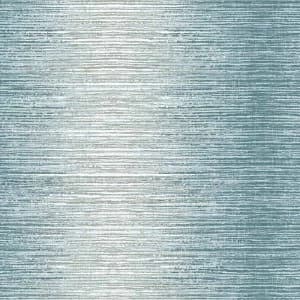 Image of Holden Decor Midas Arlo Mica Ombre Stripe Teal Wallpaper