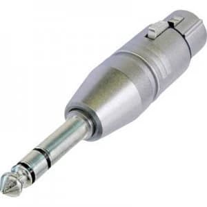 Image of Neutrik NA3FP XLR adapter XLR socket - Jack plug 6.35mm Stereo