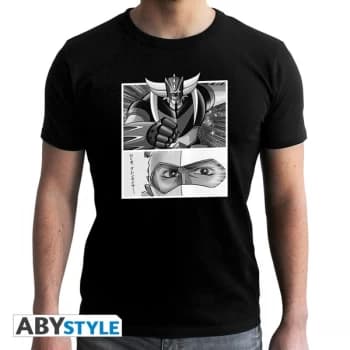 Image of Grendizer - Grendizer & Duke Fleed Mens Small T-Shirt - Black