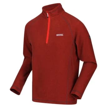 Image of Regatta Montes Half Zip Fleece - CajunOra/Blk