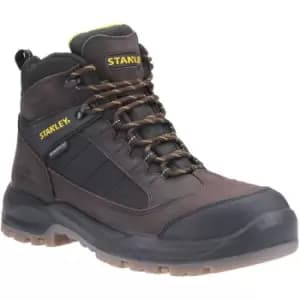 Image of Stanley Mens Berkeley Full Lace Up Leather Safety Boot (10 UK) (Brown) - Brown