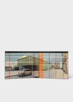 Image of Paul Smith Black Leather 'Mini Nottingham' Interior Billfold Wallet