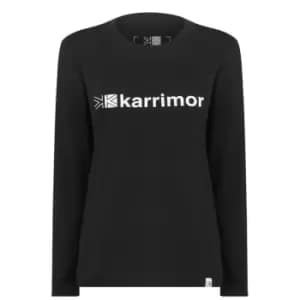 Image of Karrimor Long Sleeve T Shirt Womens - Black