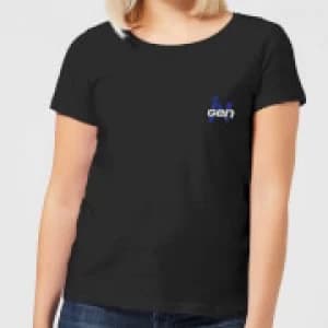 Image of Jurassic Park InGen Pocket Womens T-Shirt - Black - M