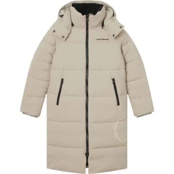 Image of Calvin Klein Jeans Calvin Klein Side Logo Long-line Jacket - CROCKERY