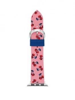 Image of Kate Spade New York Kate Spade Apple Cherry Print Watch Strap