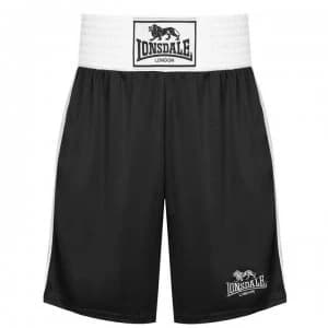 Image of Lonsdale Box Short Mens - Black/White