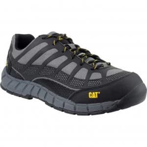 Image of Caterpillar Streamline Leather Safety Shoe Charcoal Size 10