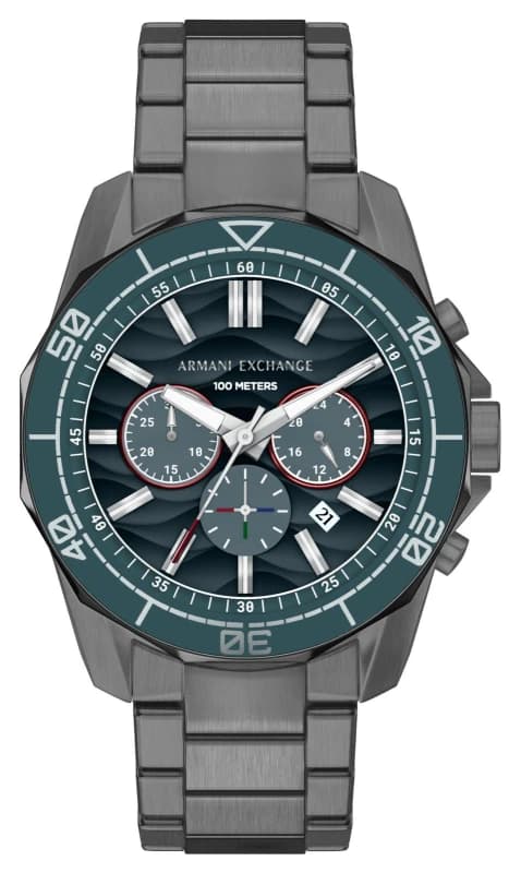Image of Armani Exchange AX1972 SPENCER Chronograph (44mm) Blue Wave Watch