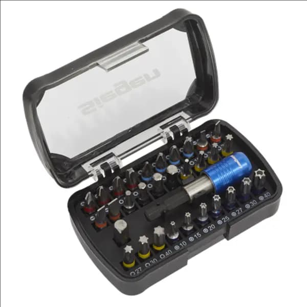 Image of Siegen Power Tool Bit Set 32pc Colour-Coded S2