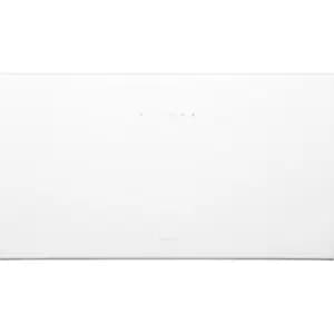 Image of Elica PLAT-WH-80 80cm Chimney Cooker Hood - White Glass - For Ducted/Recirculating Ventilation