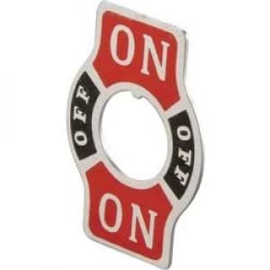 Image of Label Print motif ONOFFON SCI Indicator Plate ONOFF