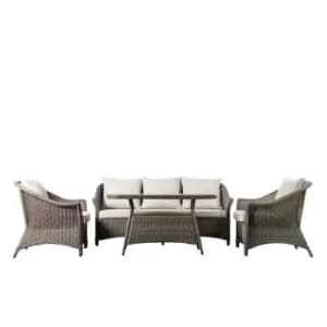 Image of Crossland Grove Louis Rounded Country Sofa Dining/Tea Set