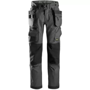 Image of Snickers 6923 Flexiwork Floorlayers Work Holster Pocket Trousers Grey 30" 30"