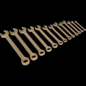Image of Sealey 13 Piece Non Sparking Combination Spanner Set