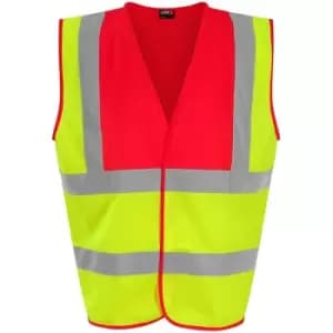 Image of PRO RTX High Visibility Unisex Waistcoat (XXL) (Yellow/Red) - Yellow/Red