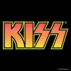 Image of KISS - Logo Single Cork Coaster