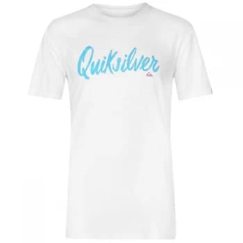 Image of Quiksilver Script T Shirt Mens - White