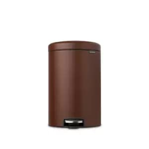 Image of Brabantia Newicon Pedal Bin 20L - Mineral Cosy Brown