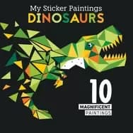 Image of my sticker paintings dinosaurs 10 magnificent paintings for kids 6 10 t rex