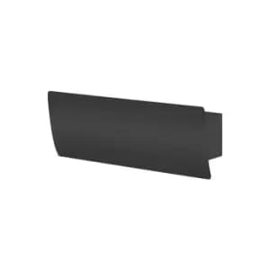 Image of Duna LED Flush Wall Light Black Phase Cut Dimming 35cm 3857lm 3000K