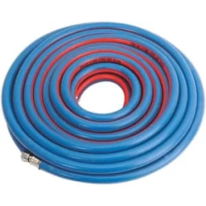 Image of Sealey AH15R/38 Air Hose 15m x Ø10mm with 1/4"BSP Unions Extra-Heavy-Duty