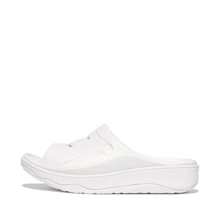 Image of FitFlop Womens rubber flip-flops FitFlop Relieff - Tonal Blanc Female 38