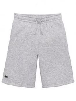 Image of Lacoste Sports Boys Classic Jersey Shorts - Grey