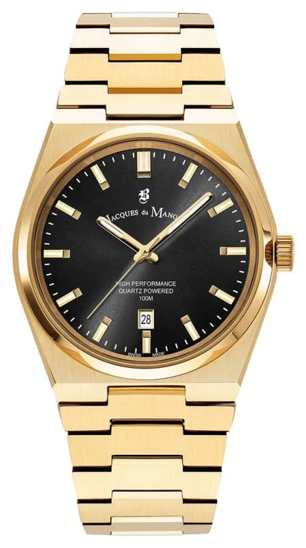 Image of Jacques Du Manoir JWG03504 Horizon Quartz (41mm) Black Dial Watch